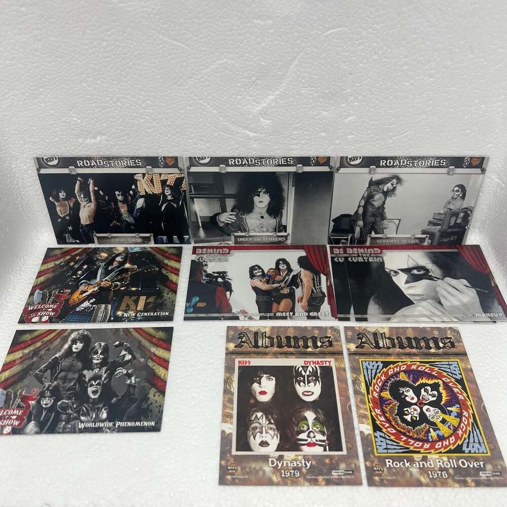 2009 Press Pass - Kiss 360 | Rock Music Band TCG LOT OF 9